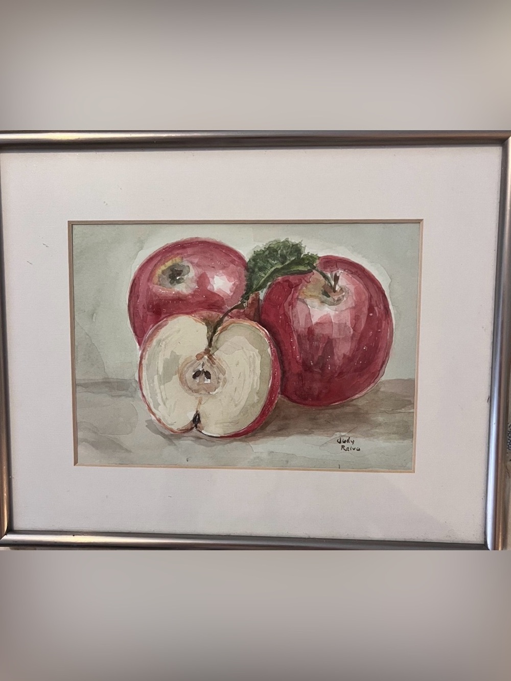 Original watercolor “Red Delicious “